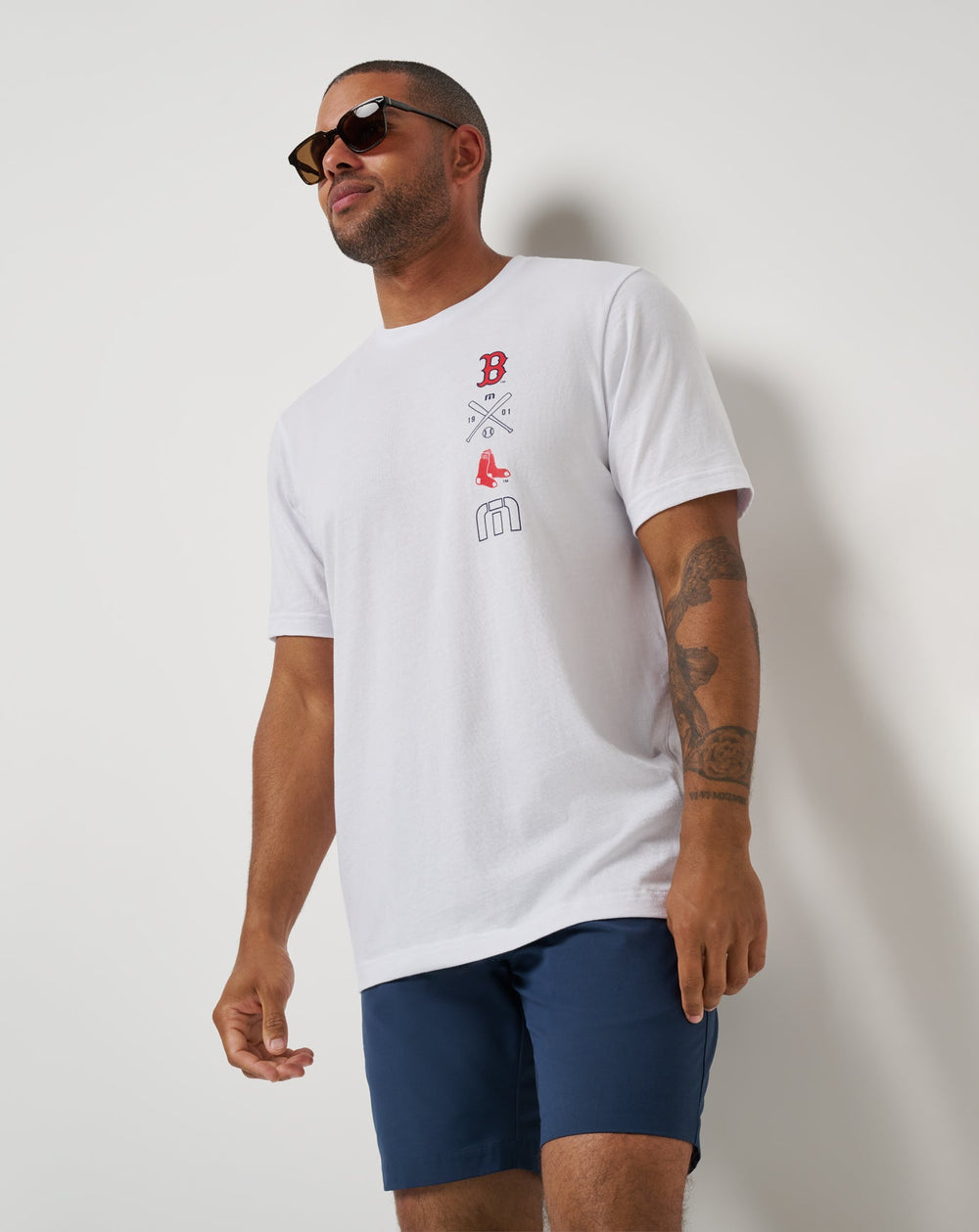 Boston Red Sox Sunset Slam 2.0 Tee Men|Game Day|New/White