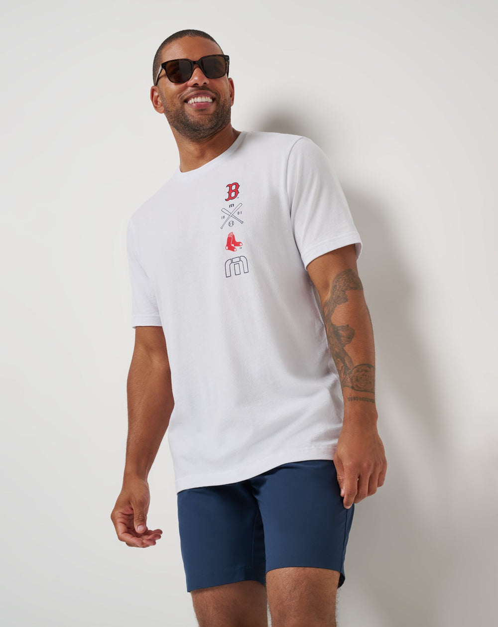Boston Red Sox Sunset Slam 2.0 Tee Men|Game Day|New/White