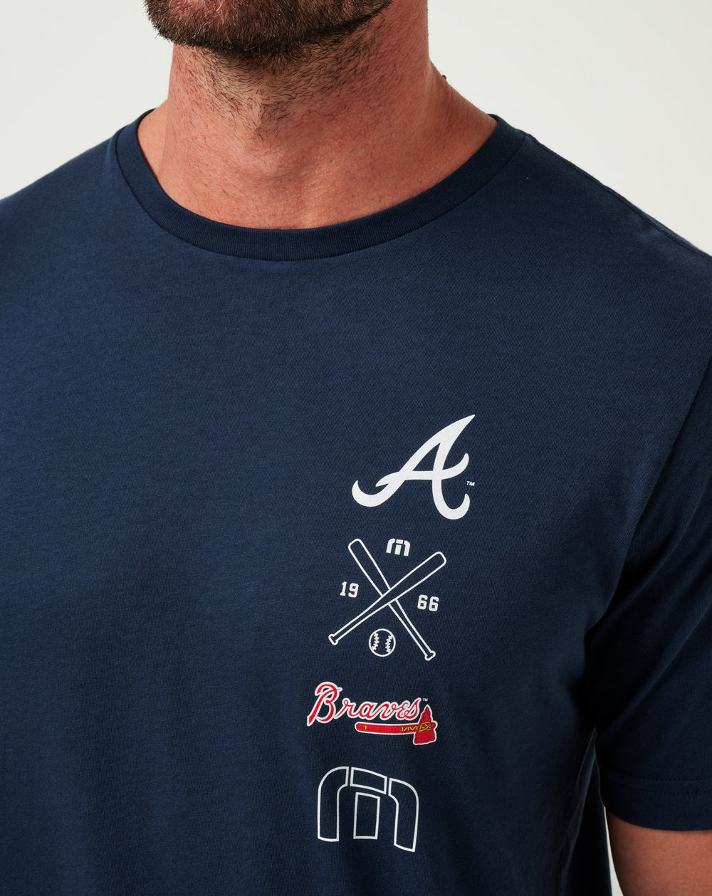 Atlanta Braves Sunset Slam Tee Men|New/Total Eclipse