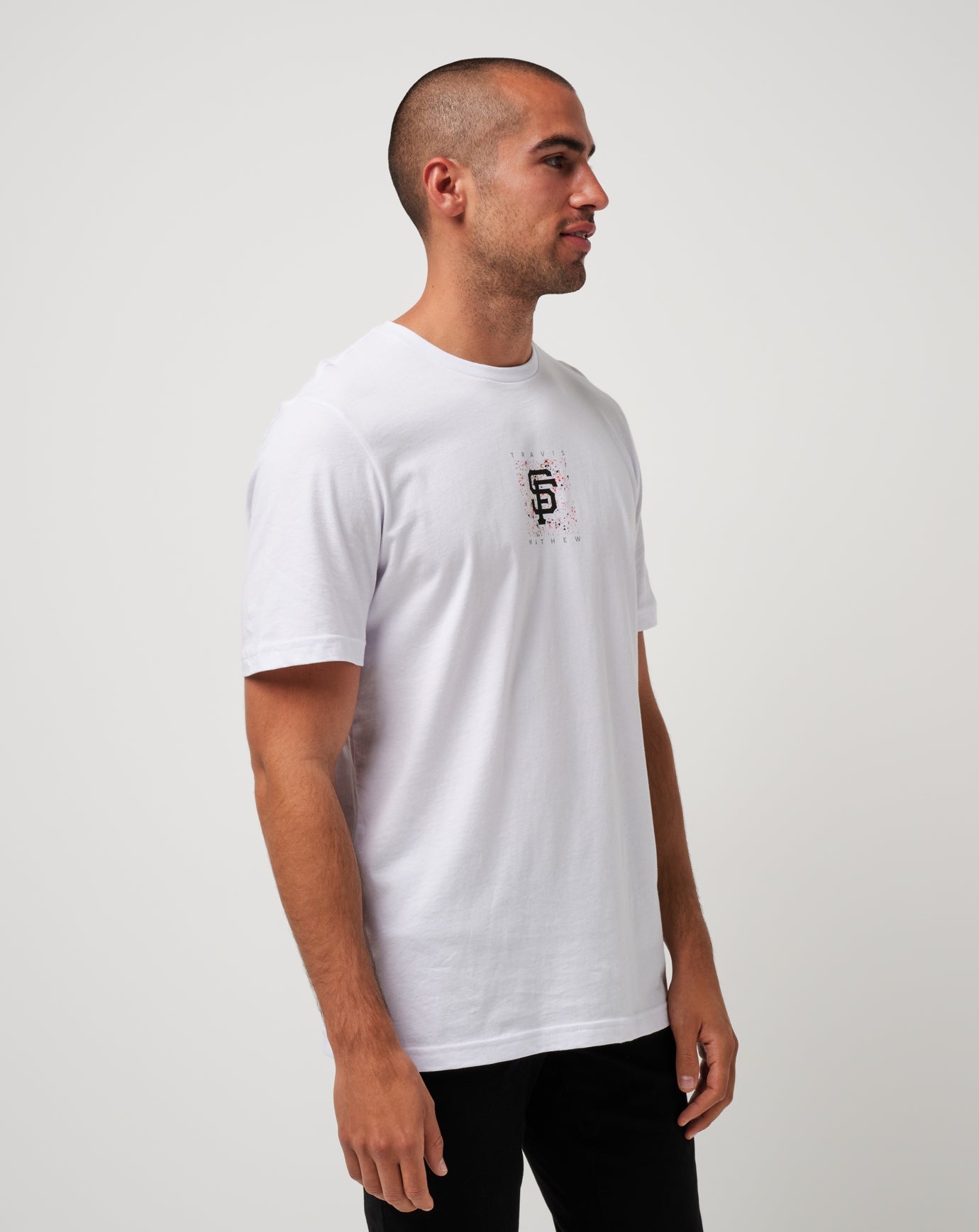 San Francisco Giants In The Dugout Tee Men|New/White