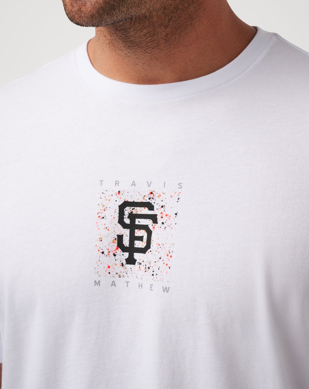 San Francisco Giants In The Dugout Tee Men|New/White