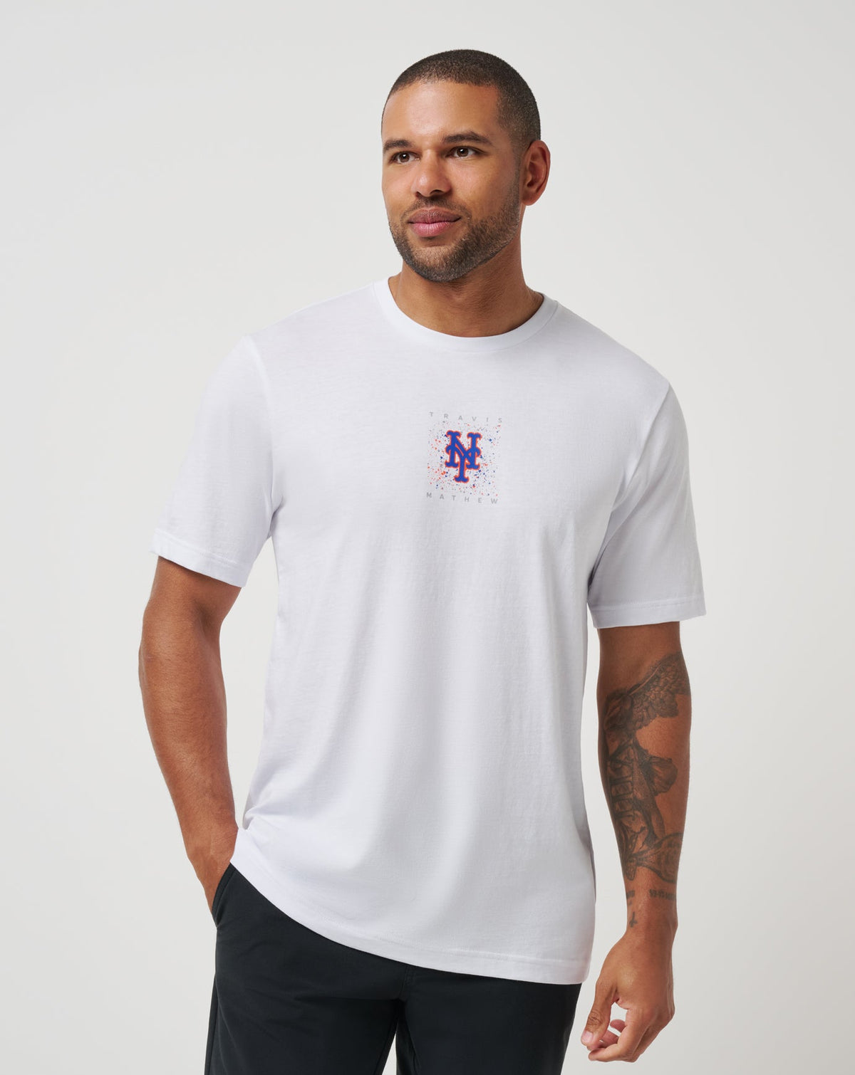 New York Mets In The Dugout 2.0 Tee Men|New/White