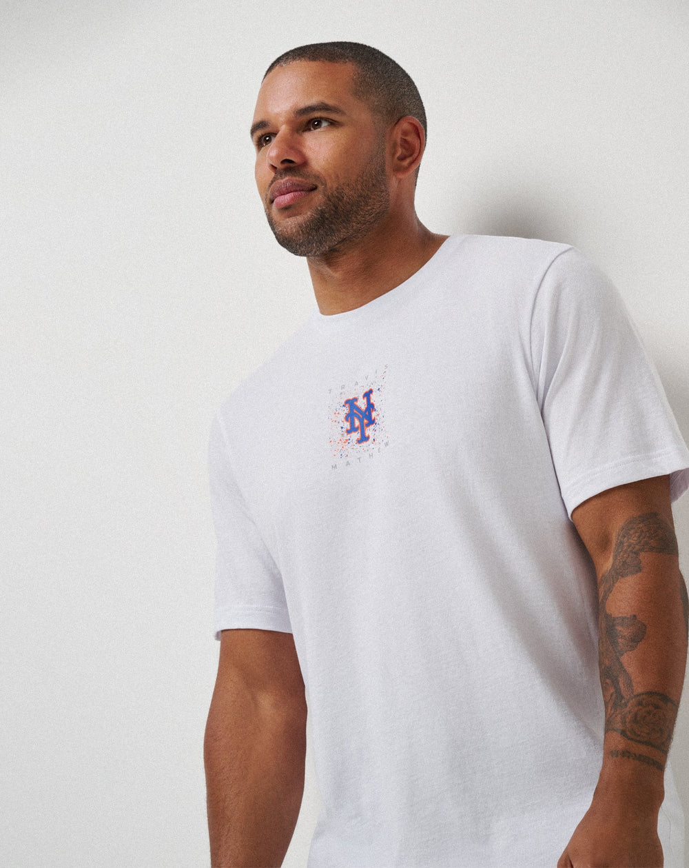 New York Mets In The Dugout 2.0 Tee Men|New/White