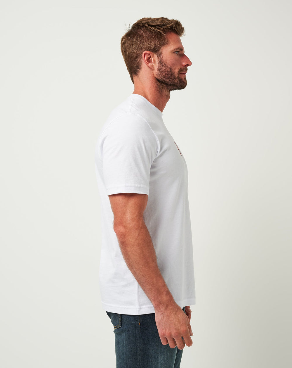Boston Red Sox In The Dugout Tee Men|Game Day|New/White