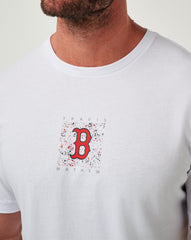 Boston Red Sox In The Dugout Tee Men|Game Day|New/White