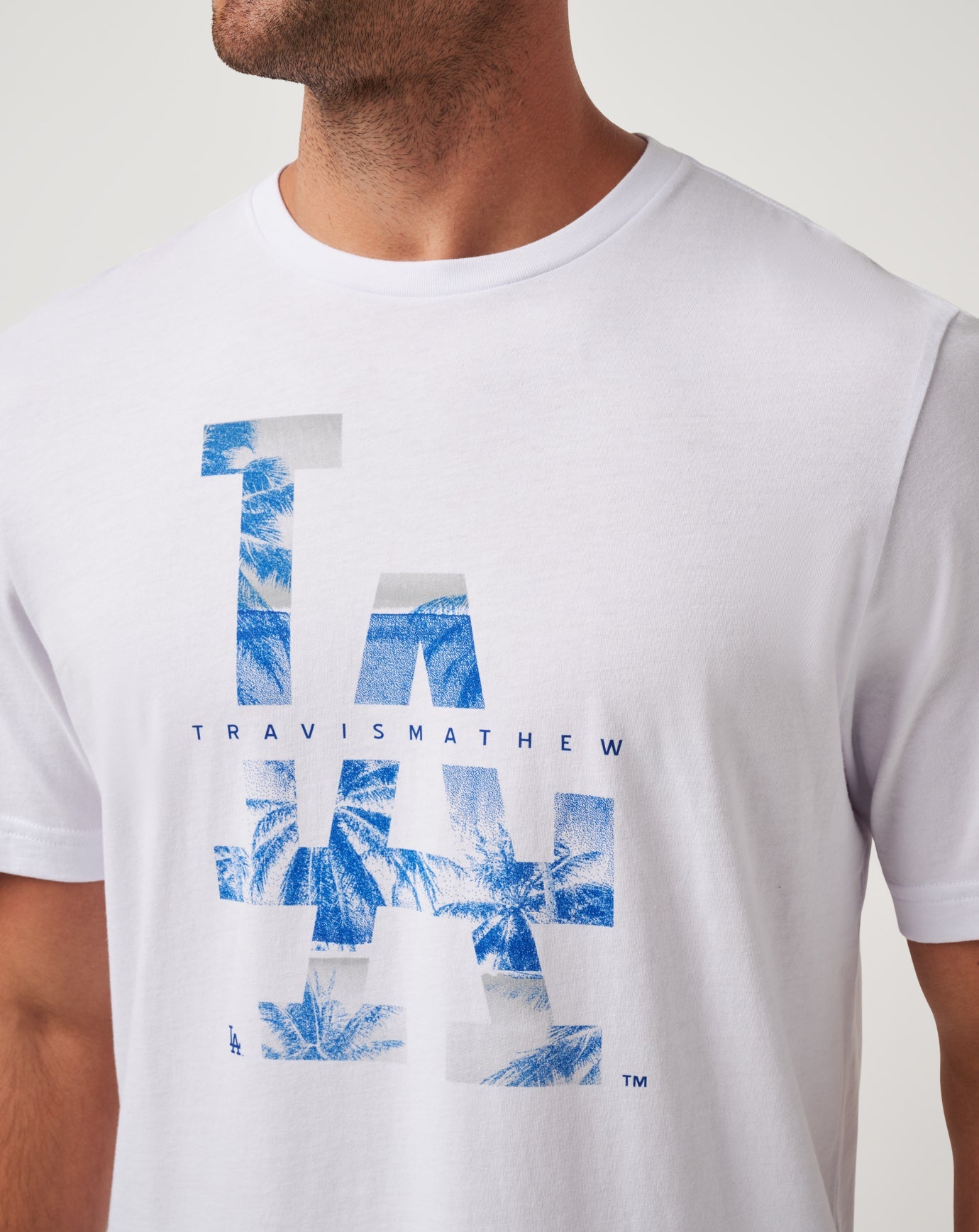 Los Angeles Dodgers Bleacher Breeze Tee Men|Game Day|New/White