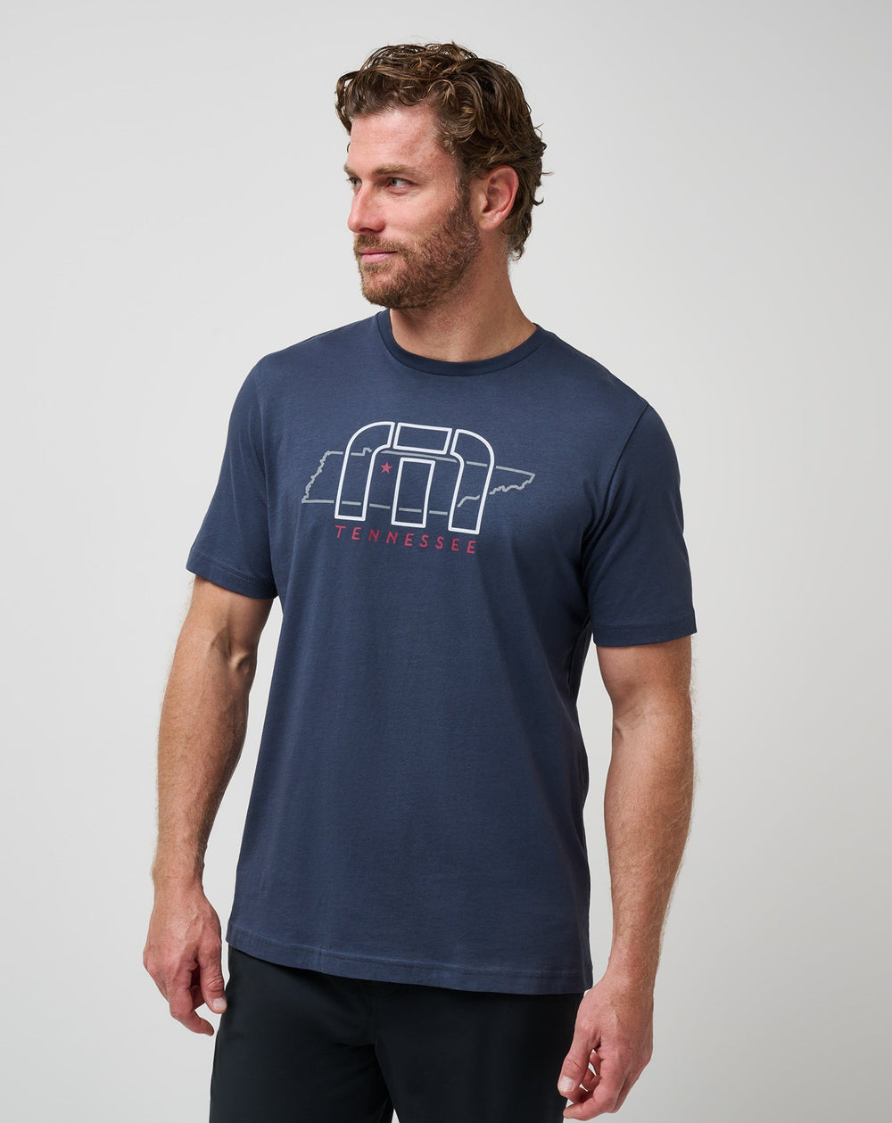Local Phrases Tee Men/Blue Nights
