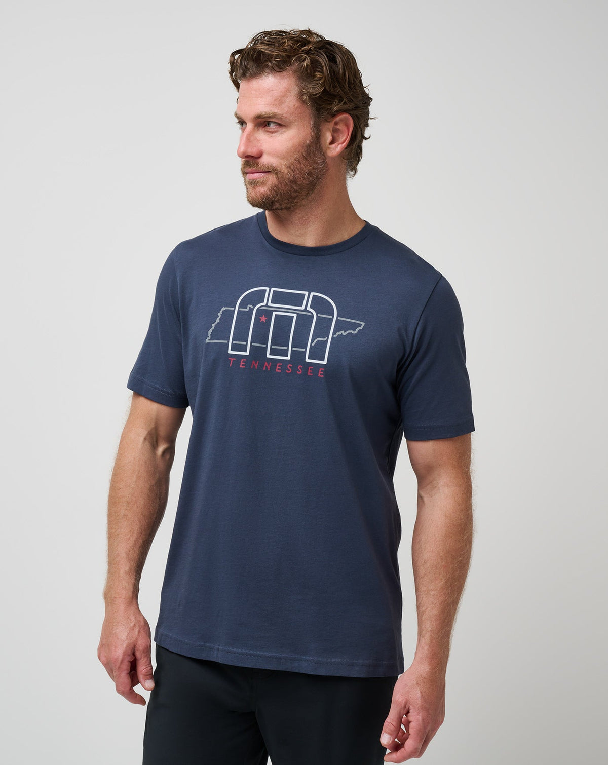 Local Phrases Tee Men/Blue Nights