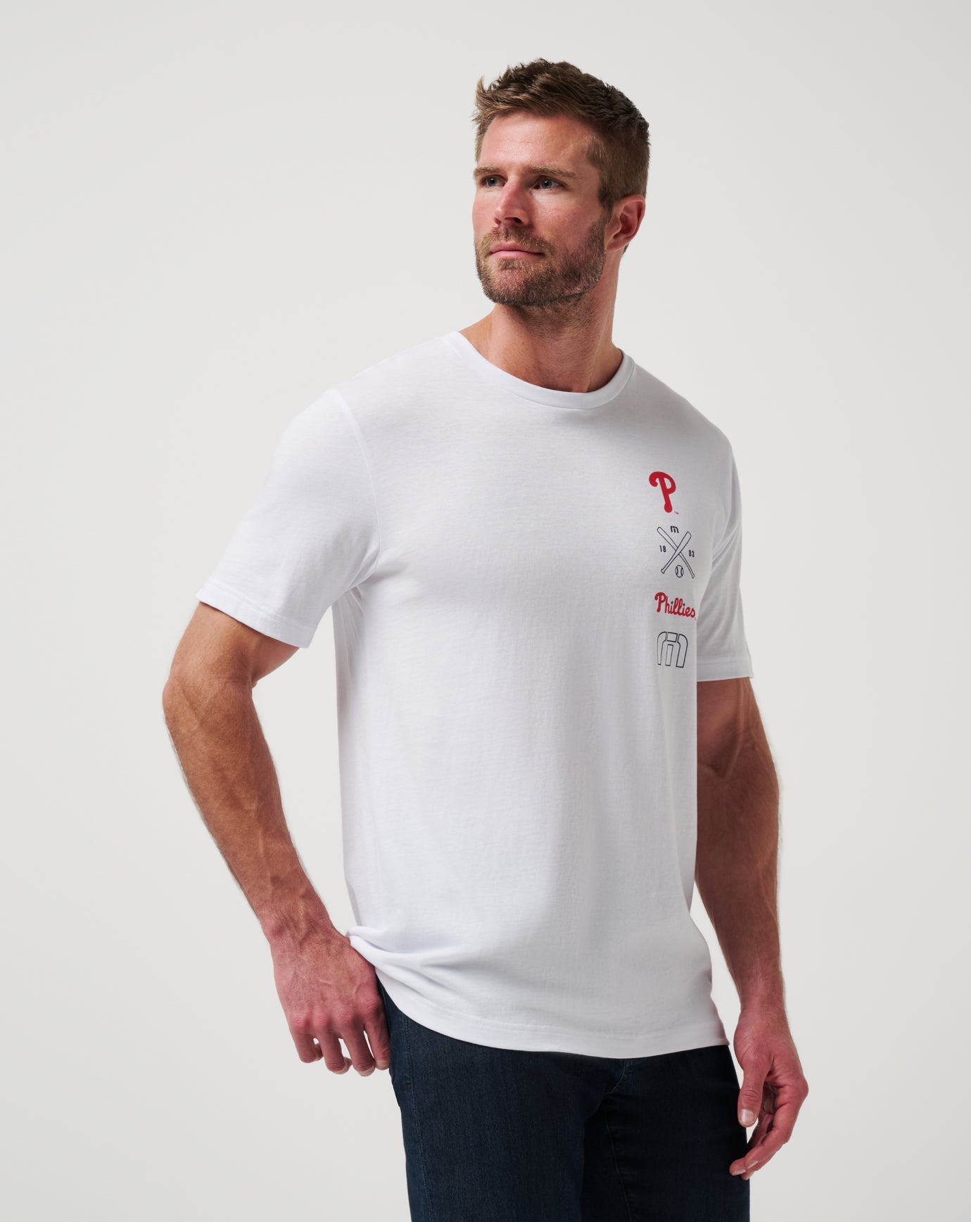 Philadelphia Phillies Sunset Slam 2.0 Tee Men|Game Day|New/White