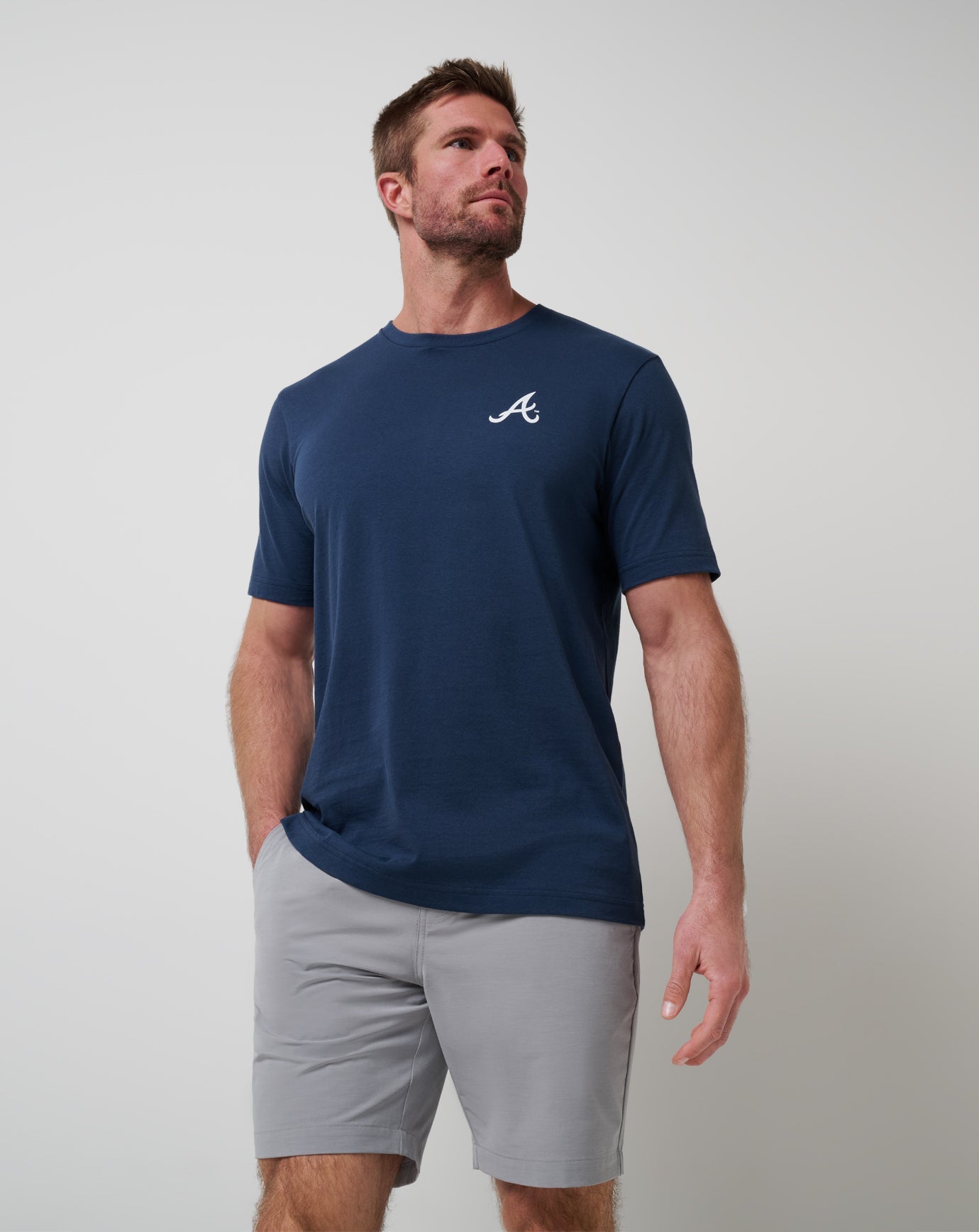 Atlanta Braves Friendly Rivalry Tee Men|New/Navy