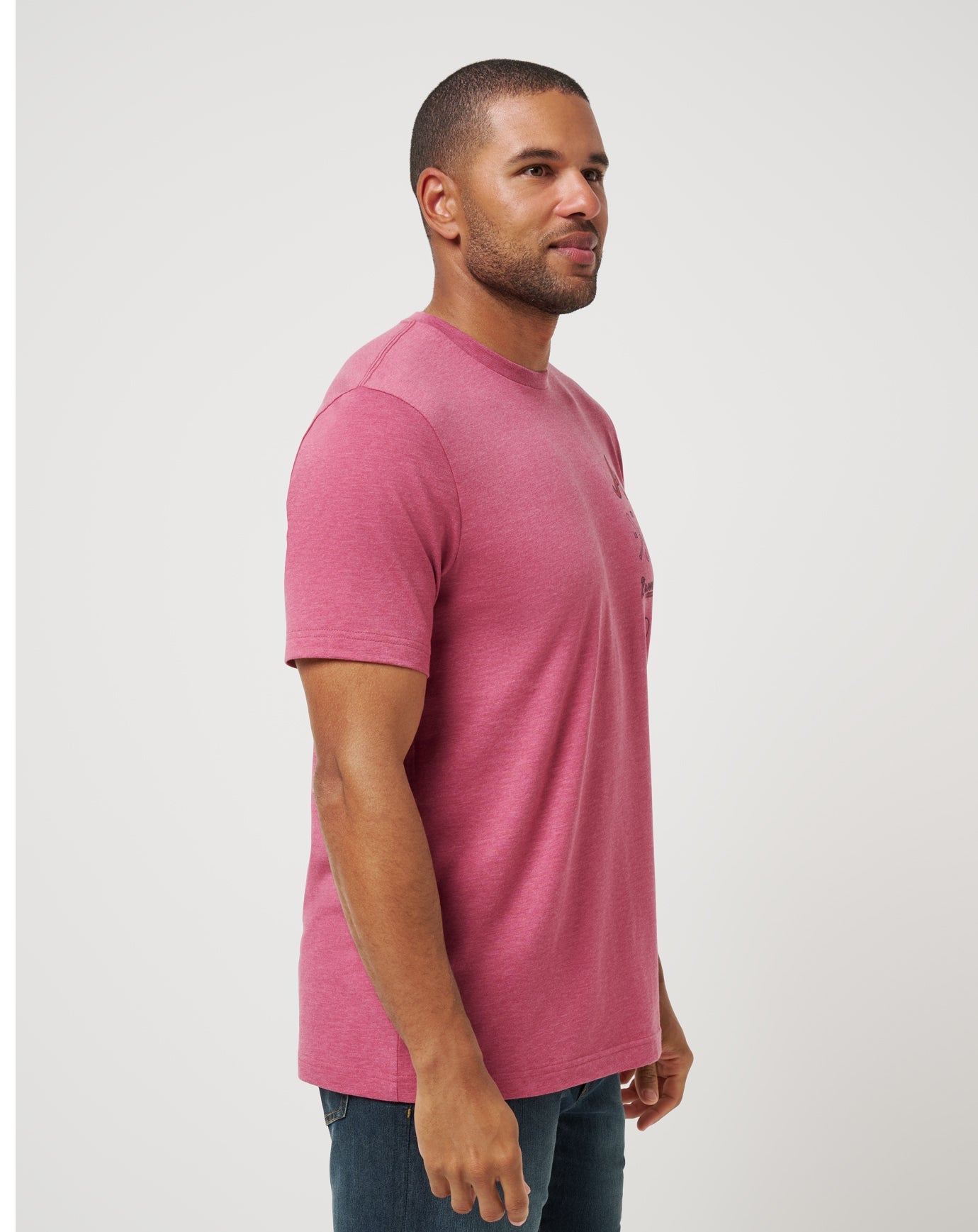 Atlanta Braves Sunset Slam 2.0 Tee Men|New/Heather Red
