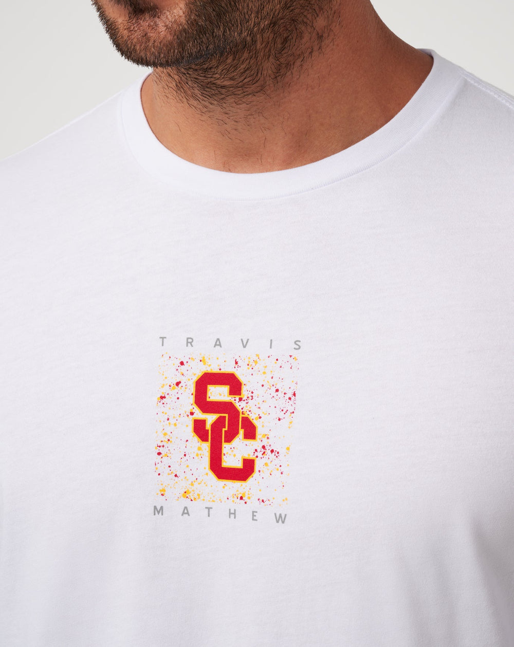 USC School Spirit Tee Men|Game Day|New/White