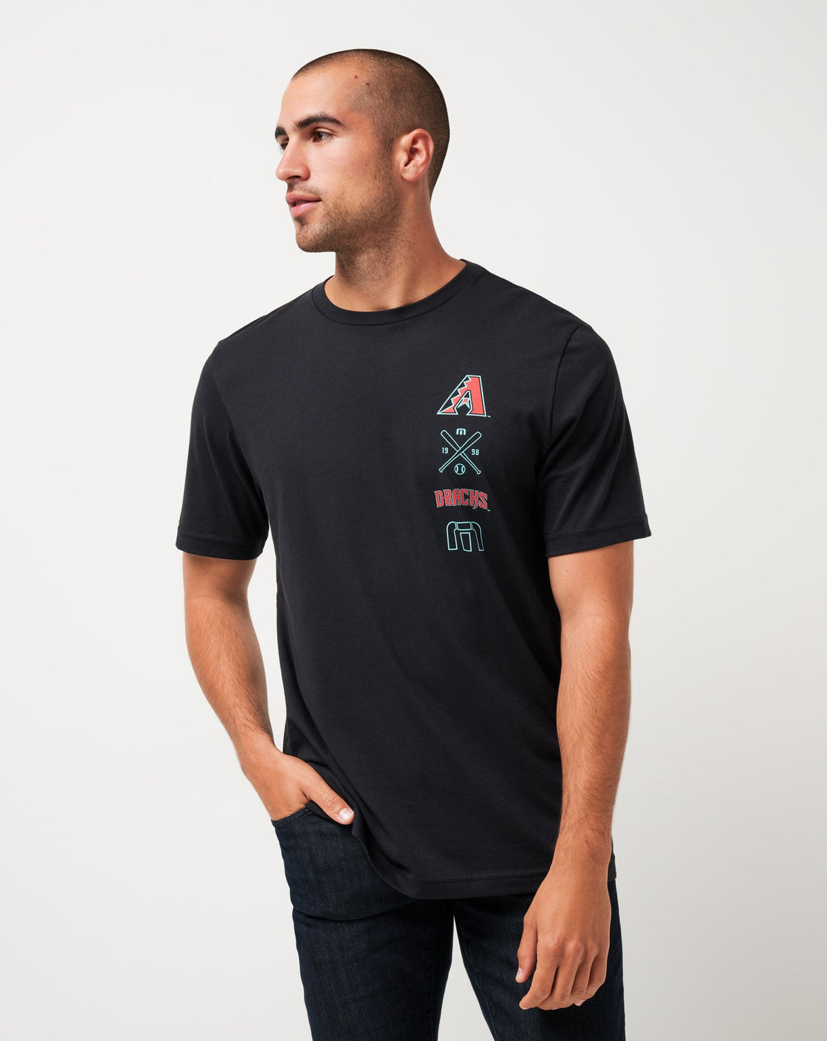 Arizona Diamondbacks Sunset Slam Tee Men|New/Black