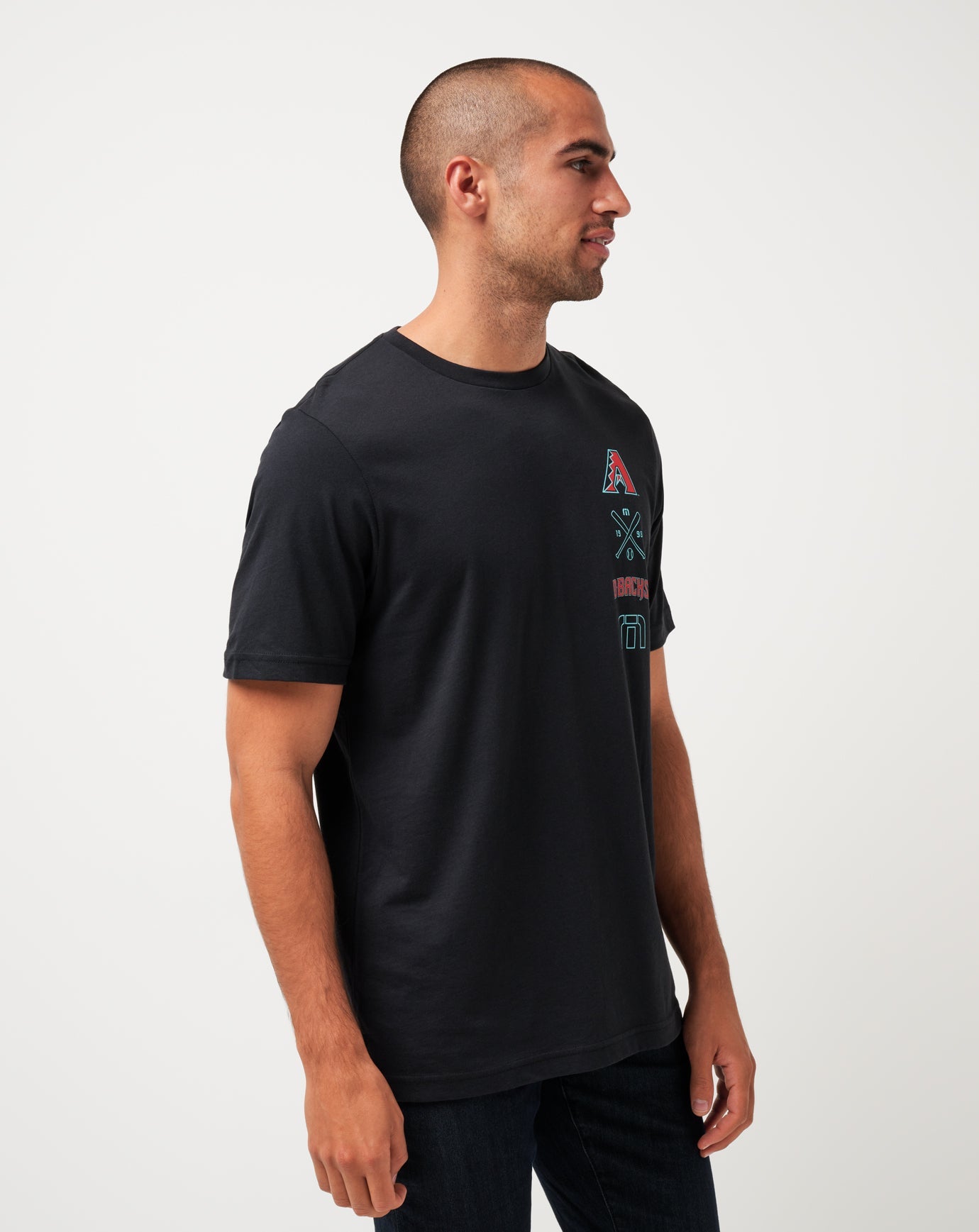 Arizona Diamondbacks Sunset Slam Tee Men|New/Black