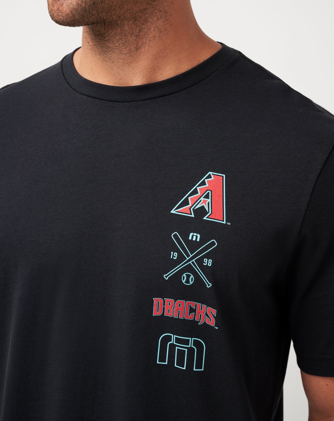 Arizona Diamondbacks Sunset Slam Tee Men|New/Black