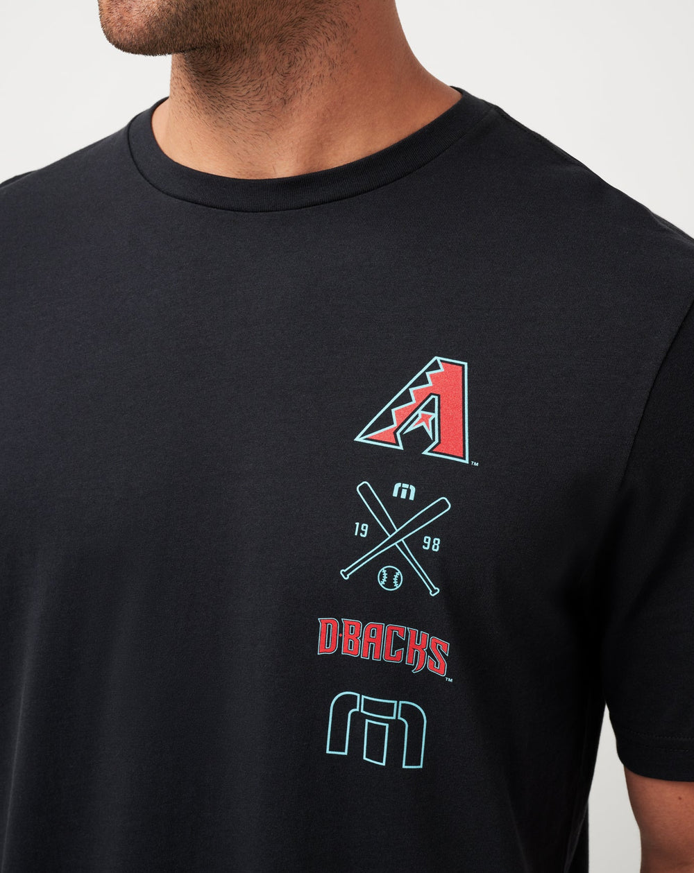 Arizona Diamondbacks Sunset Slam Tee Men|New/Black