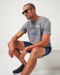 Los Angeles Dodgers Strike One Tee Men|Game Day|New/Heather Grey