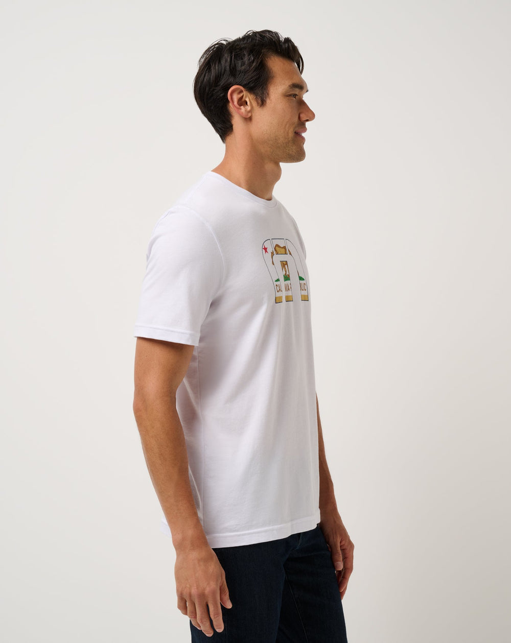 Tropical Tailgate Tee Men/White