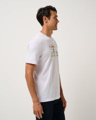 Tropical Tailgate Tee Men/White