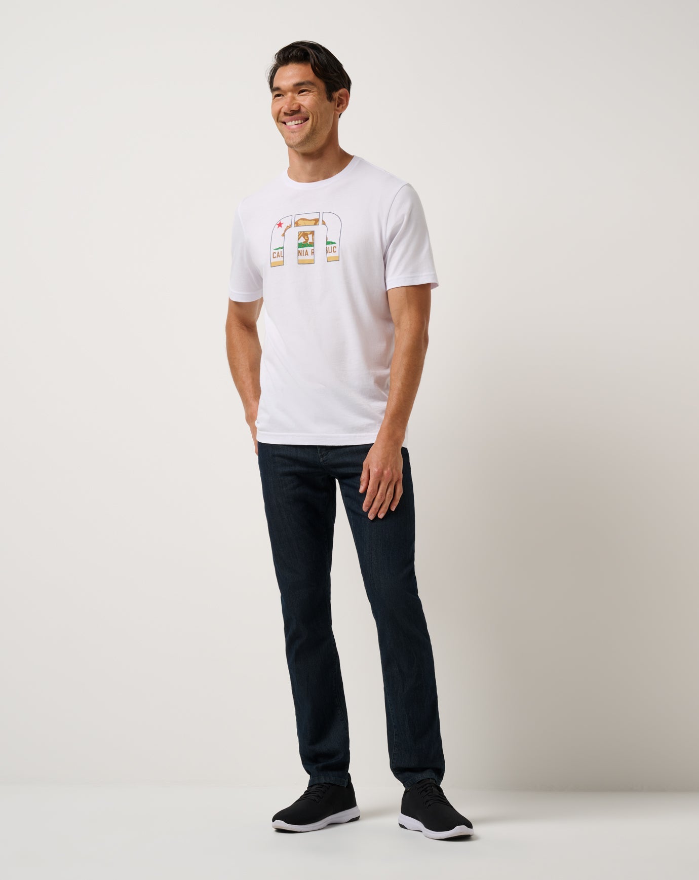 Tropical Tailgate Tee Men/White
