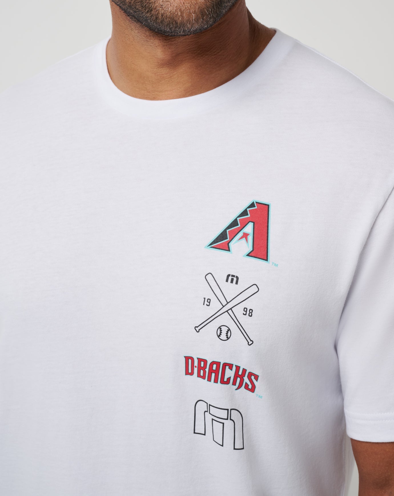 Arizona Diamondbacks Sunset Slam 2.0 Tee Men|New/White