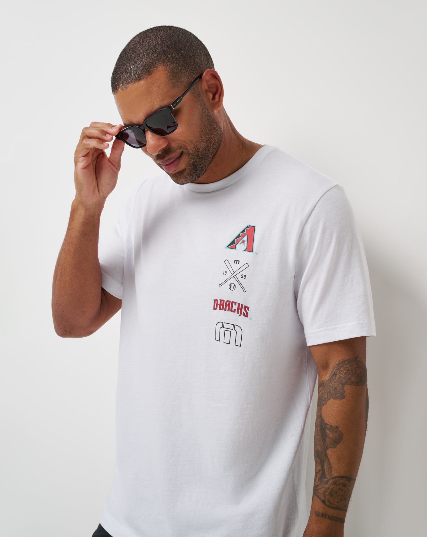 Arizona Diamondbacks Sunset Slam 2.0 Tee Men|New/White