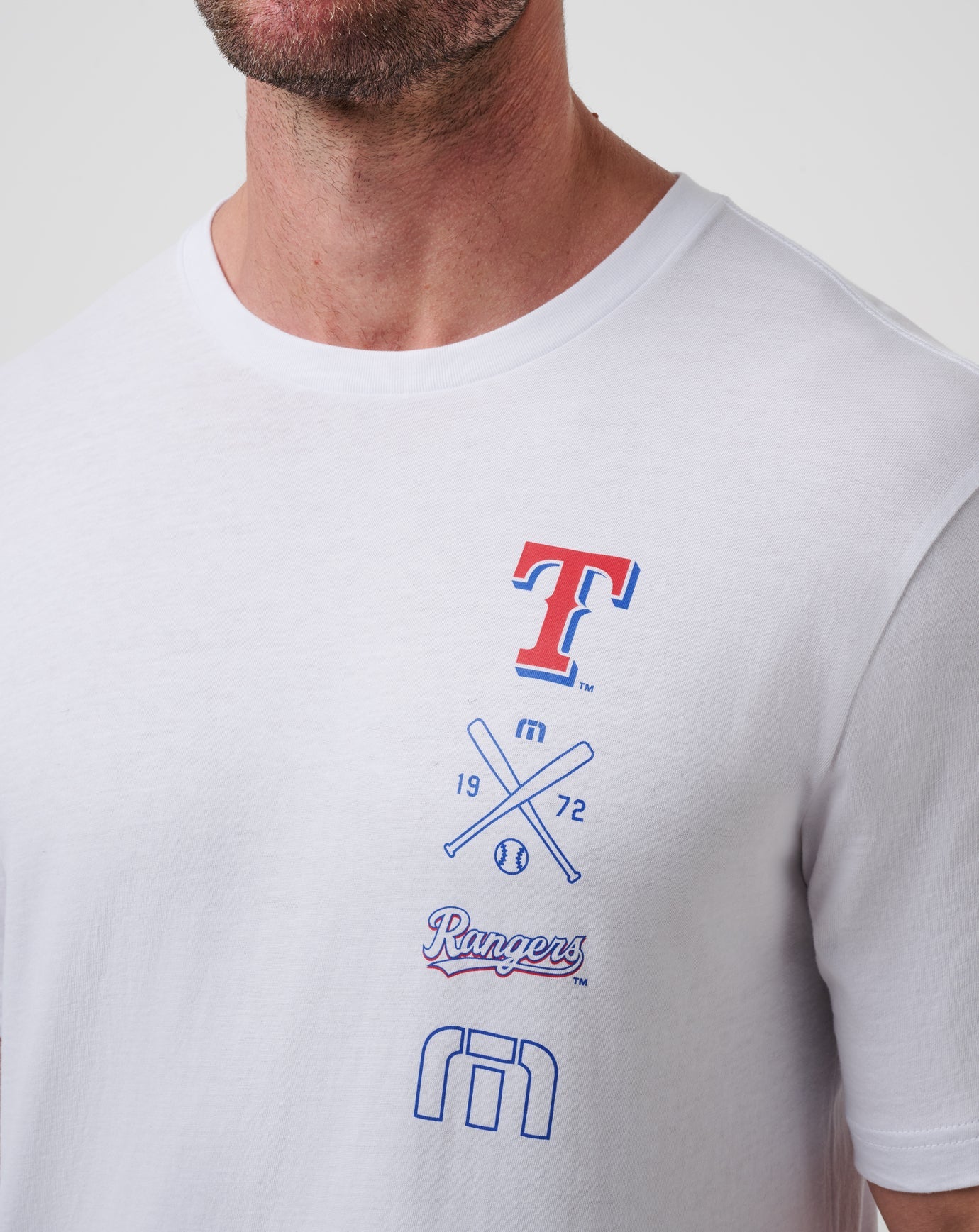 Texas Rangers Sunset Slam 2.0 Tee Men|New/White