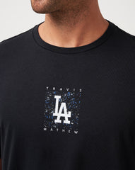 Los Angeles Dodgers In The Dugout Tee Men|Game Day|New/Black