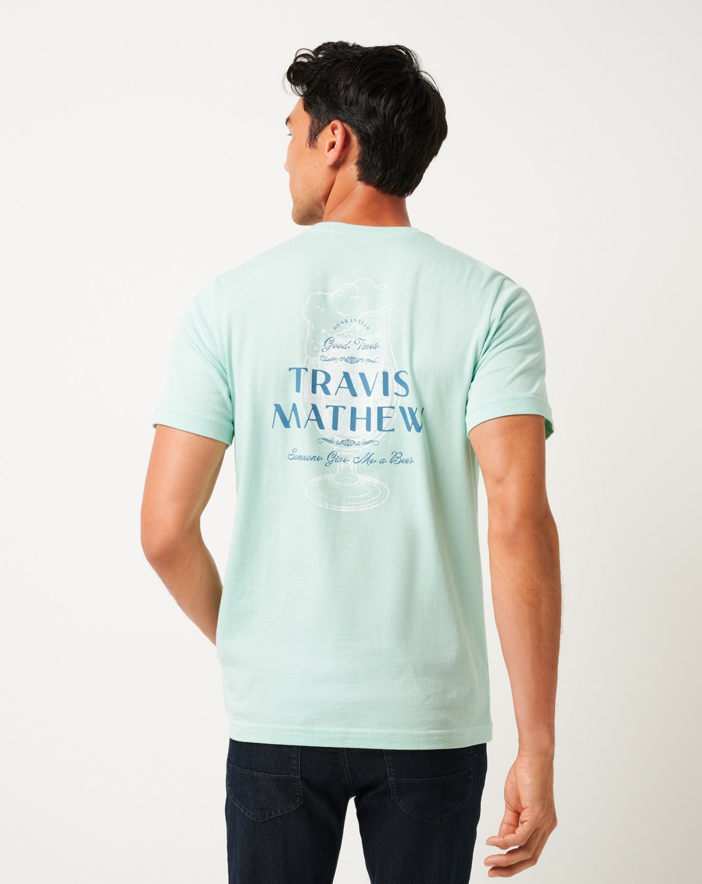 Bar Break Tee Men/Eggshell Blue