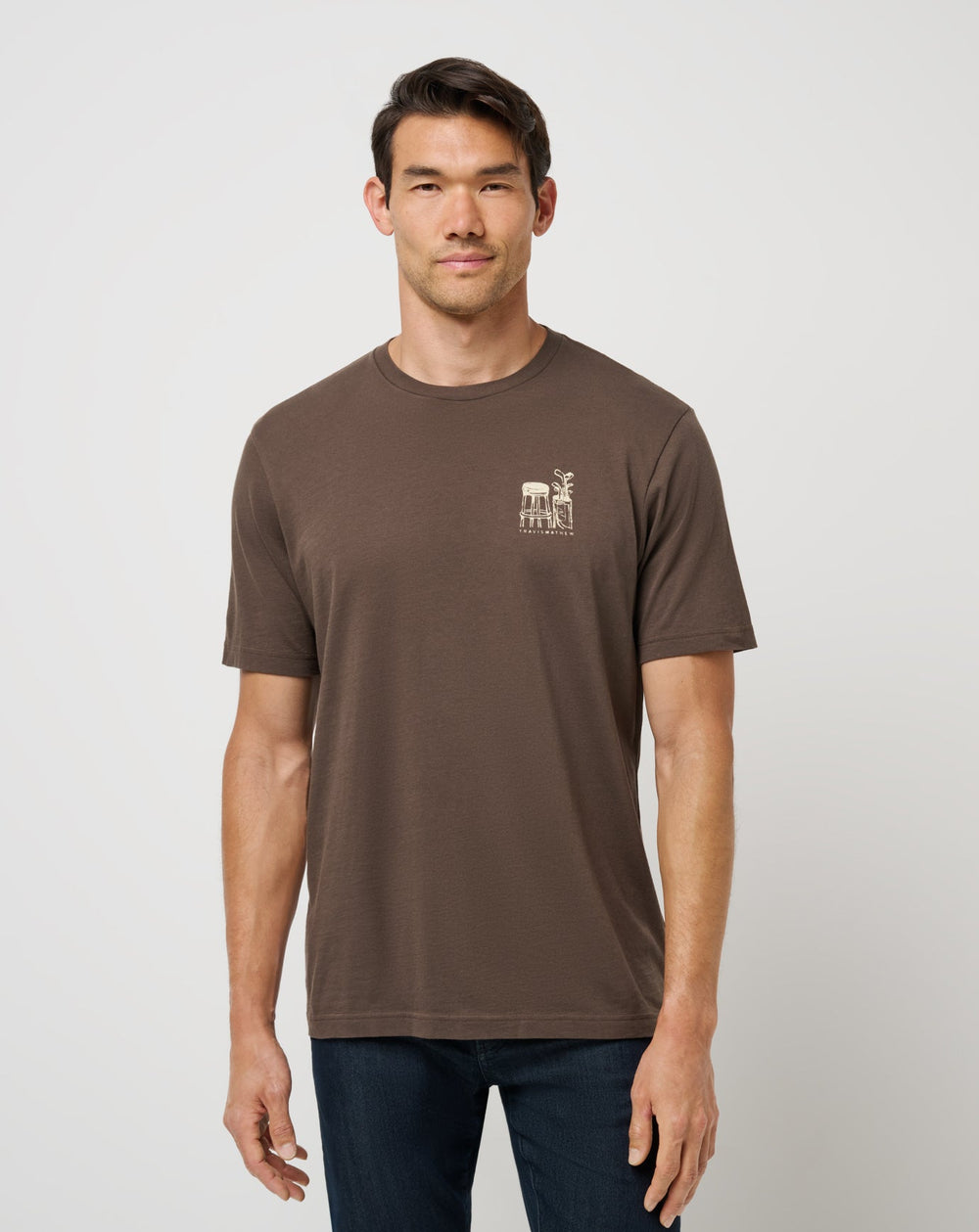 Tasting Room Tee Men/Chocolate