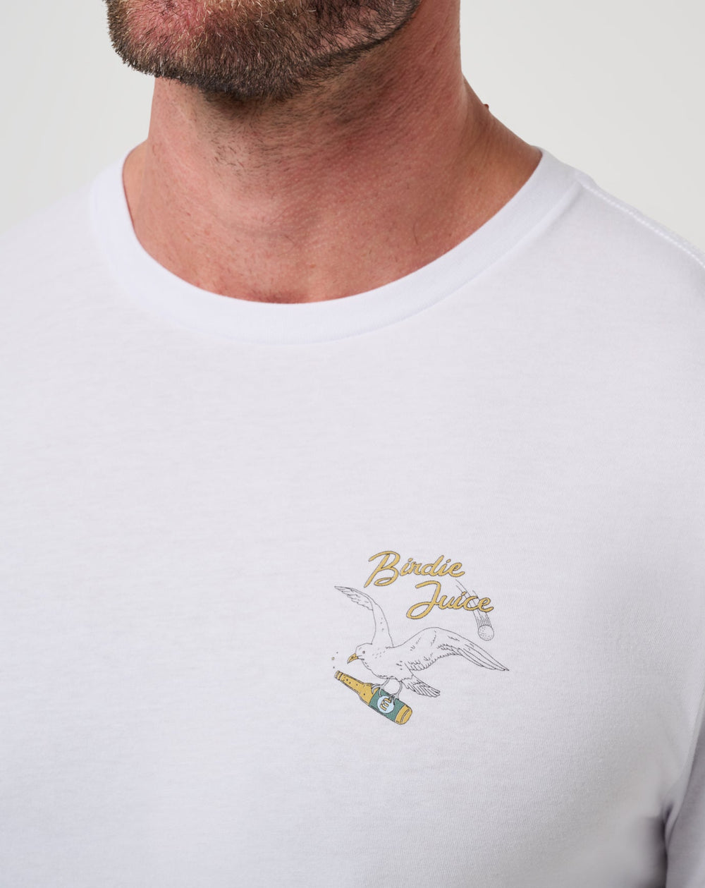 Drink Ticket Tee Men/White