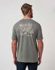 Run Rudolph Tee Men/Dark Olive