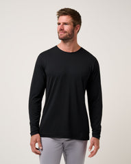 Performance Jersey Long Sleeve Tee Men/Black
