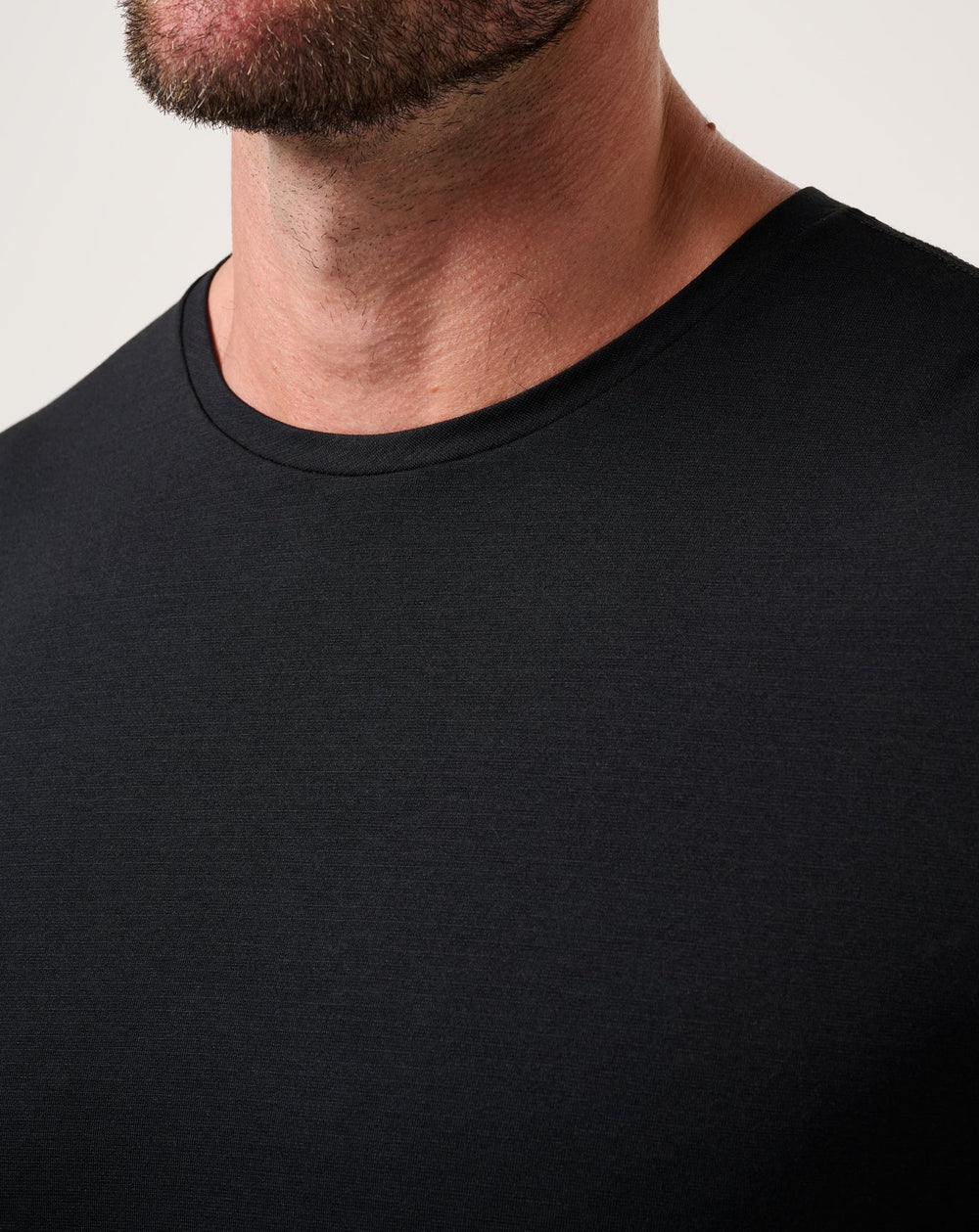 Performance Jersey Long Sleeve Tee Men/Black