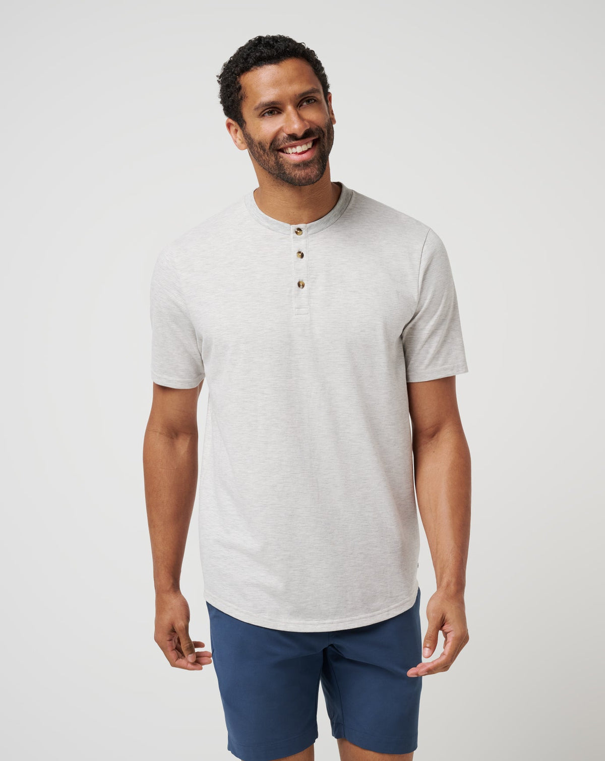 All Adrift Tee Men/Heather Light Grey