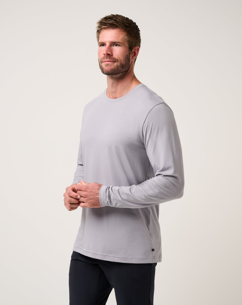 Performance Jersey Long Sleeve Tee Men/Sleet