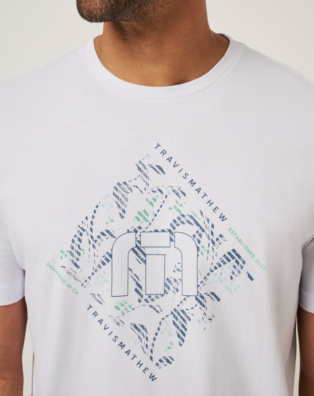 Rainforest Canopy Tee Men/White