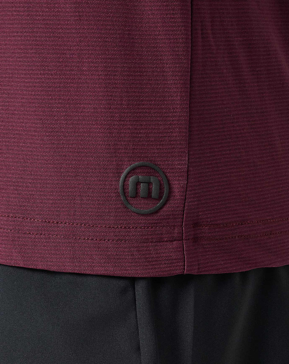 First Day Active Tee Men/Mauve Wine