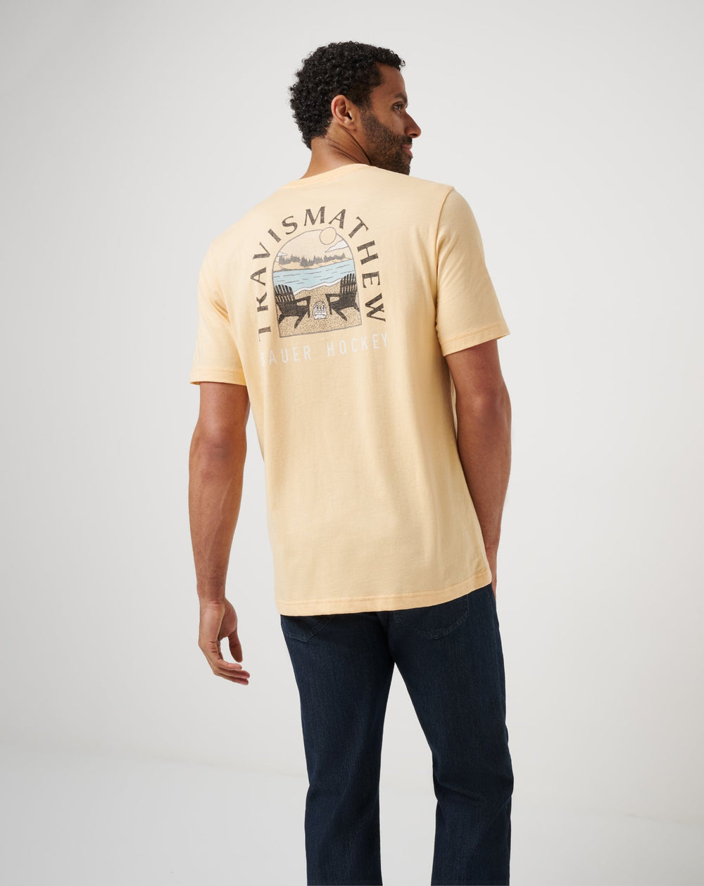 Empty Net Tee Men|New/Apricot