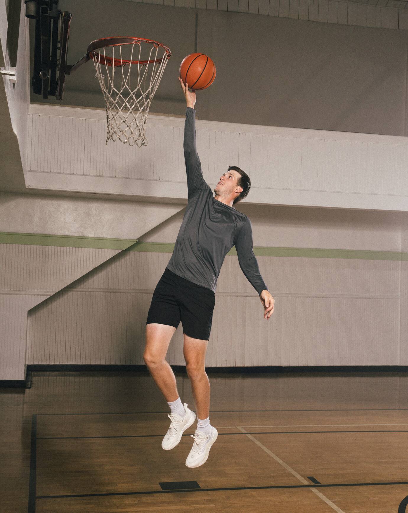 Court Control Tee Men|New/Heather Dark Grey