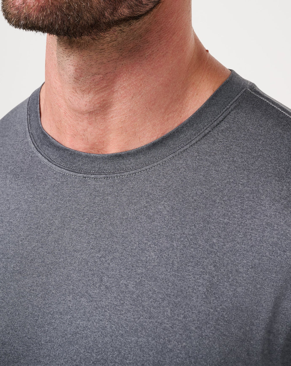 Court Control Tee Men|New/Heather Dark Grey