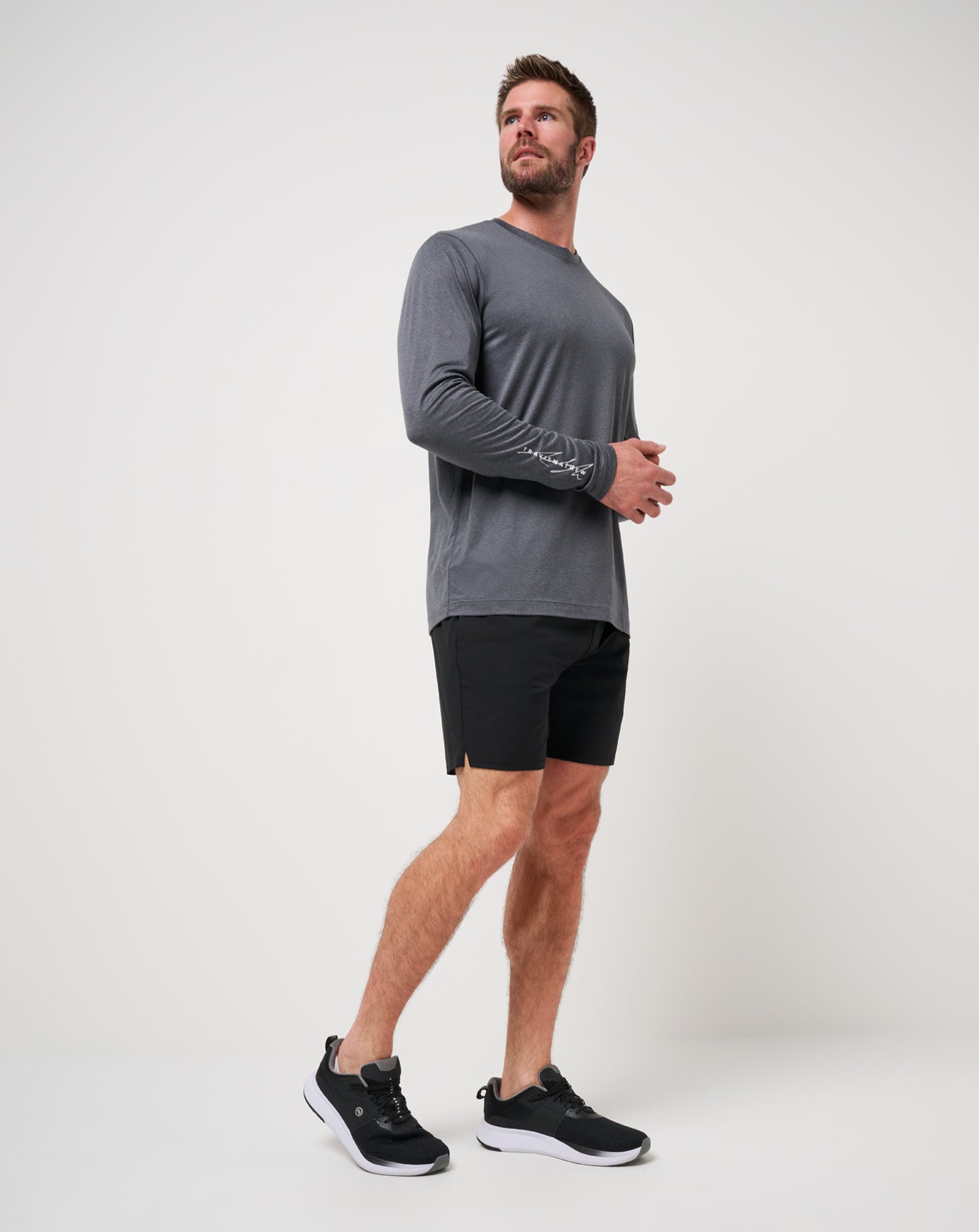Court Control Tee Men|New/Heather Dark Grey