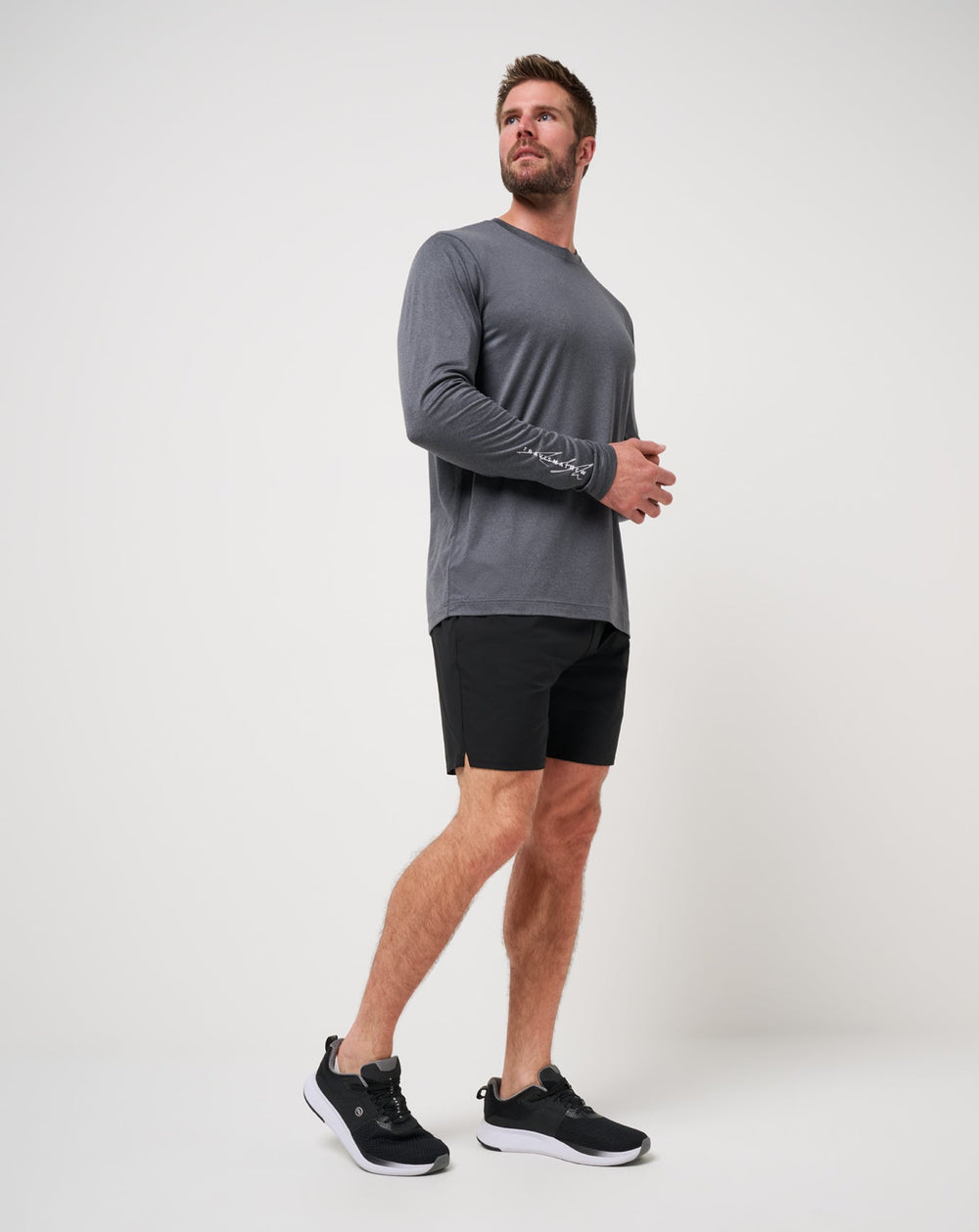 Court Control Tee Men|New/Heather Dark Grey