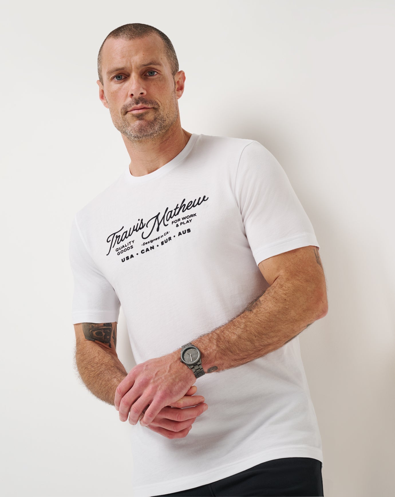 Perfect Plan Tee Men/White