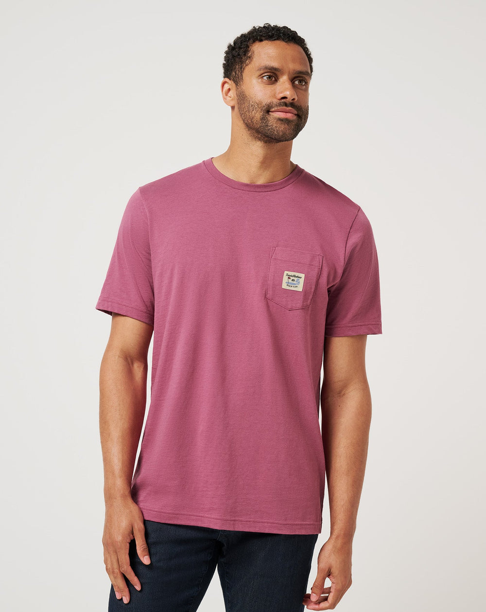 TM Beach Pocket Tee Men/Damson