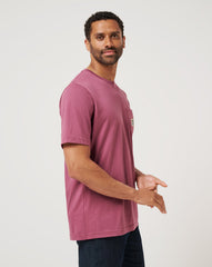 TM Beach Pocket Tee Men/Damson