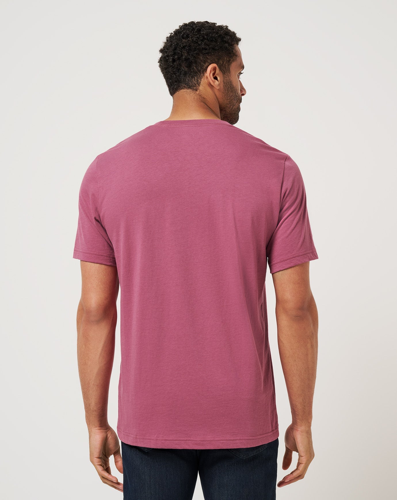 TM Beach Pocket Tee Men/Damson