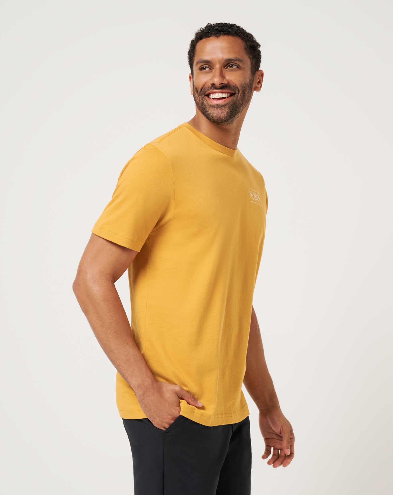 Crosscheck Tee Men/Spruce Yellow