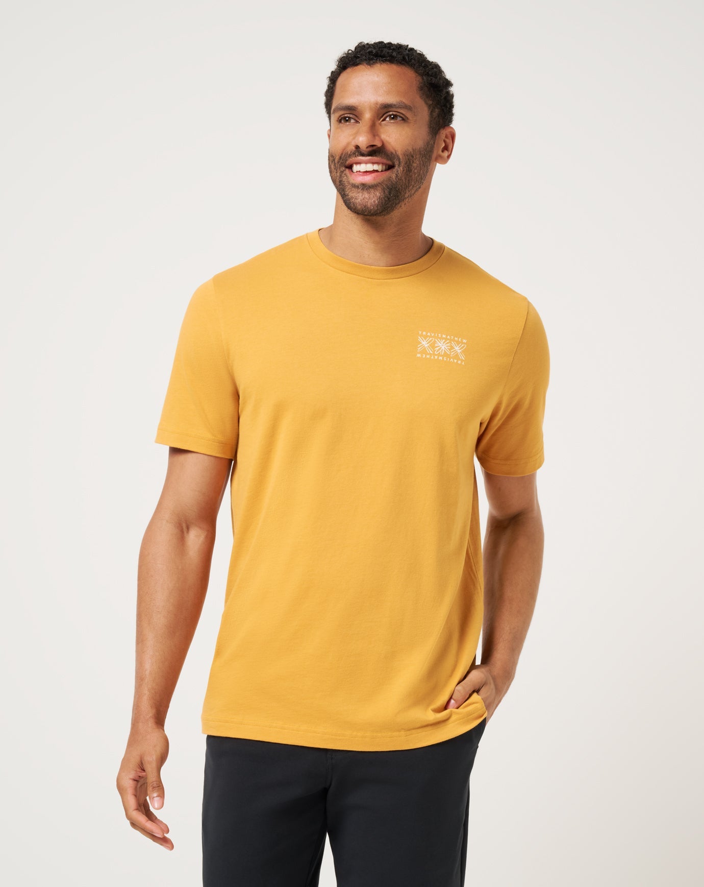 Crosscheck Tee Men/Spruce Yellow