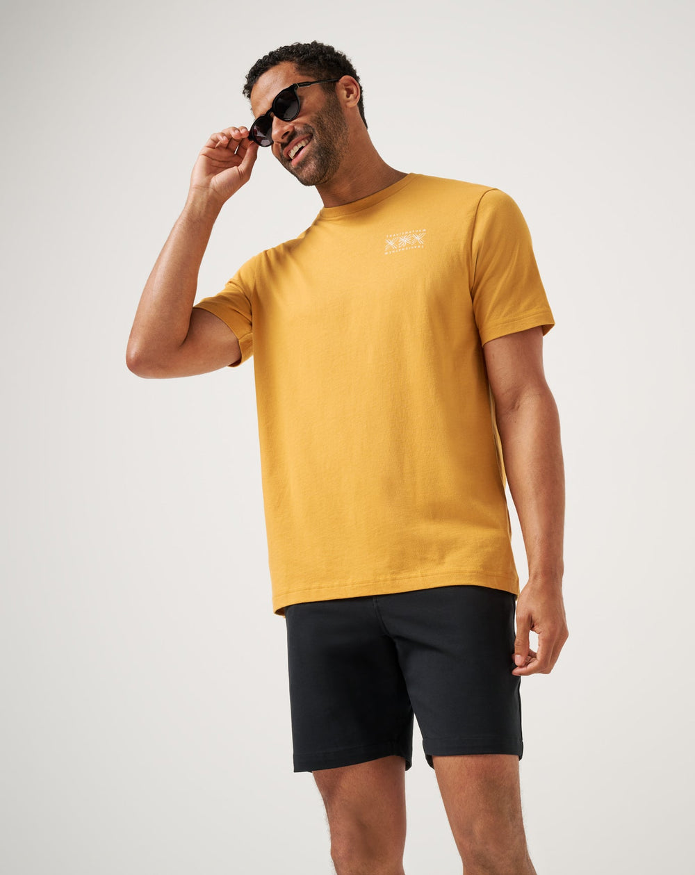 Crosscheck Tee Men/Spruce Yellow